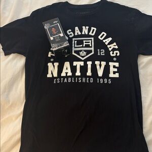 Los Angeles Kings TREVOR MOORE Thousand Oaks Native Shirt/Mini-Bobblehead COMBO